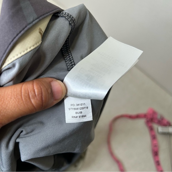 Patagonia Men’s‎ Stretch Planing Boardshorts 19” Size 32 Black Blue Gray Striped - Picture 7 of 10